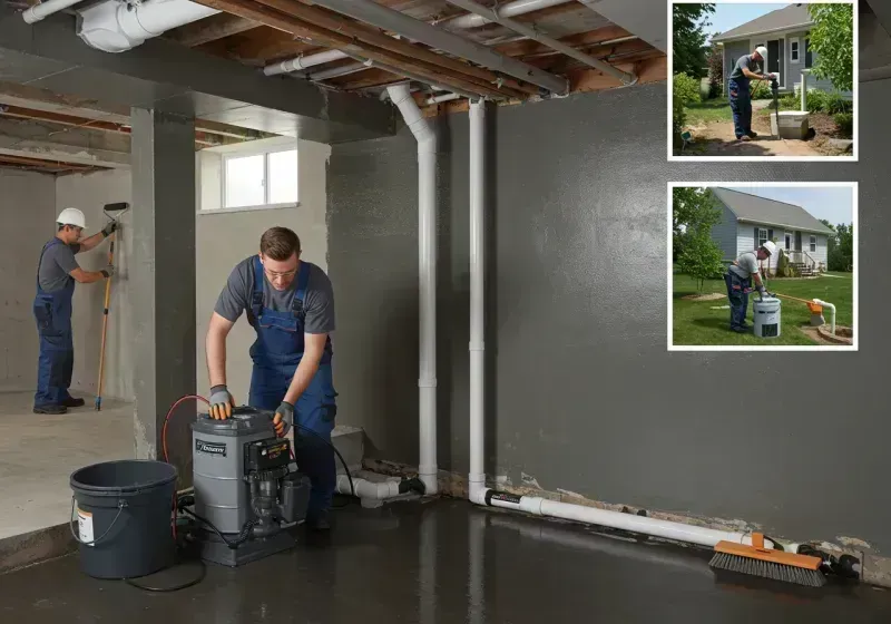 Basement Waterproofing and Flood Prevention process in Center Point, AL